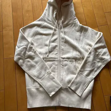 DRESSTIERIOR 화이트 풀 집업 후디 사이즈 2