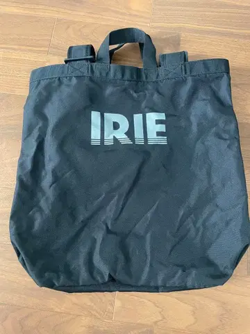 IRIE 블랙 백팩 토트백