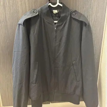 블랙 밀리터리 자켓 숏 40