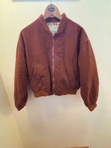 BRAPPERS 봄버 자켓 리버서블 MA-1 여성용 브라운 레어