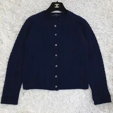 [새상품급] 맥피 케이블 니트 가디건 네이비 S사이즈 상당