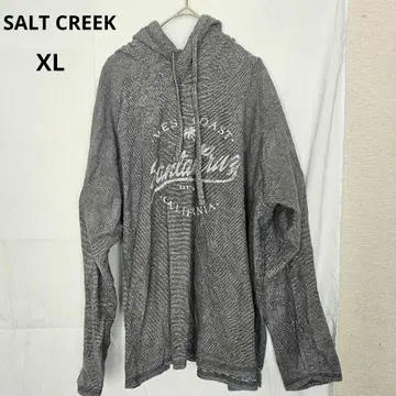 SALT CREEK [XL] 후드 부착 후드티 그레이 계열