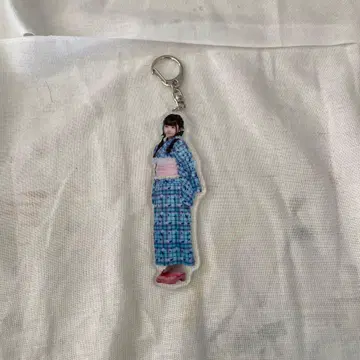 무지개 깃털 미니 캐릭터 키링