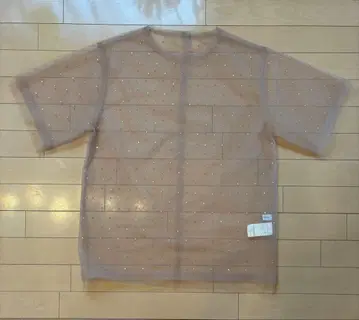 MAISON SPECIAL 키라키라 튤 오버 셔츠