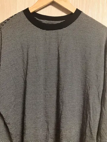 ONC MERINO 롱 슬리브 T셔츠 BLACK 사이즈 5