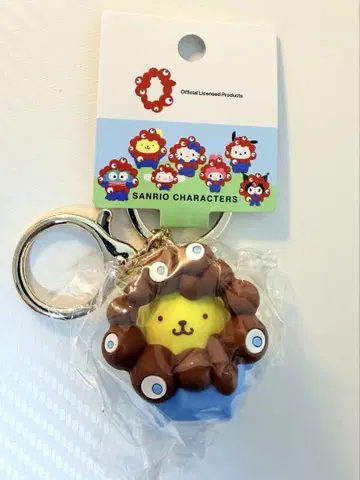 미사용 새상품 폼폼푸딩 미야쿠미야쿠 변신 입체 마스코트 키링