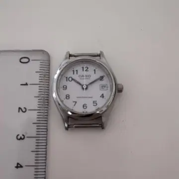CASIO 쿼츠 손목시계 실버