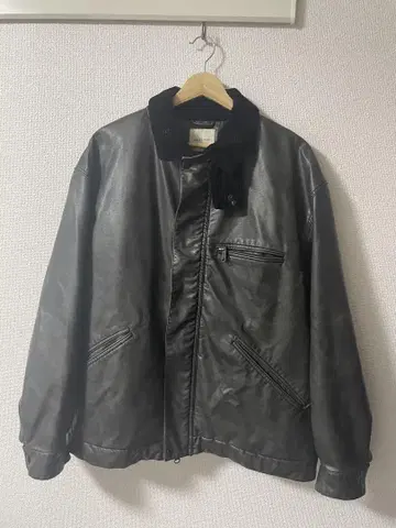 FREAK'S STORE 인조 가죽 블루종
