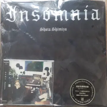 시미즈 쇼타 Insomnia 완전 생산 한정판 CD+T셔츠