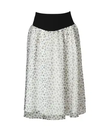BORDERS at BALCONY ORGANDY PRINTED SKIRT