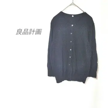 무인양품 가디건 니트 면100% 여성용 오피스 L