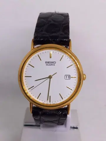 SEIKO 쿼츠 손목시계 화이트/골드