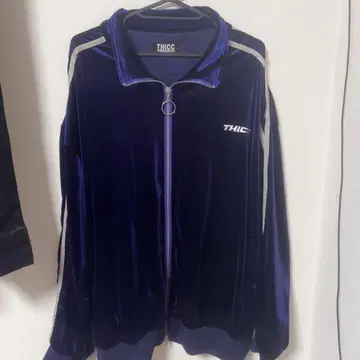 THICC 벨로아 트랙 자켓 퍼플