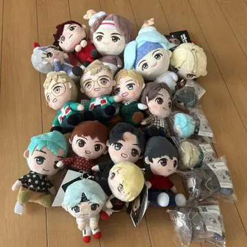BTS 봉제 인형 마스코트 세트