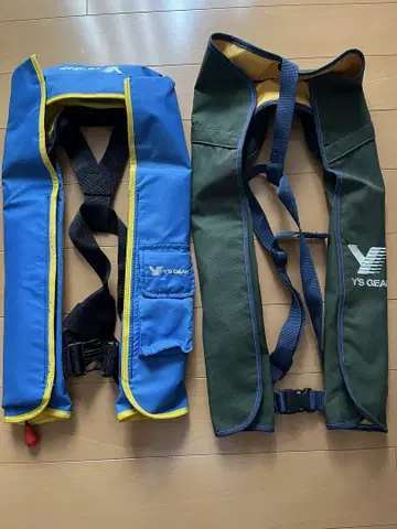 YS GEAR 낚시용 구명 조끼 2세트 벚꽃 마크 타입 A