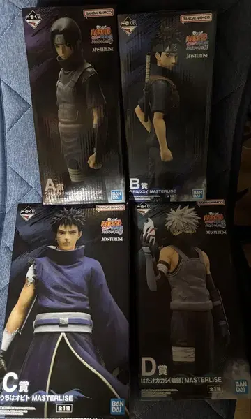 제일복권 NARUTO 피규어 4체 세트