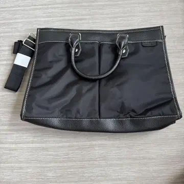 비즈니스 백 블랙 나일론 합성 피혁