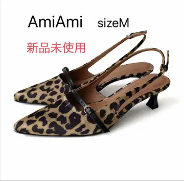 AmiAmi 레오파드 무늬 펌프스 M 사이즈 미사용 새상품