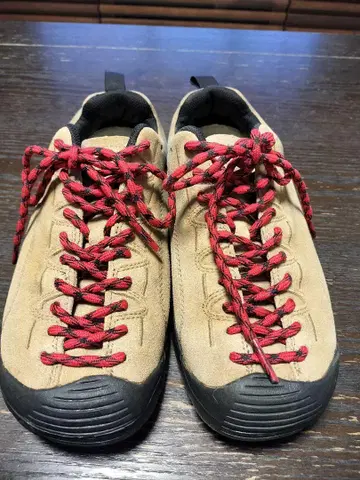 KEEN 킨 베이지 스웨이드 신발 25cm