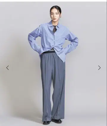 코튼 체크 셔츠 뷰티 앤 유스