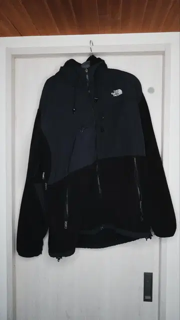 NORTH FACE 플리스 후드 부착