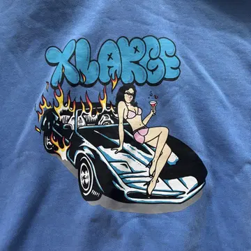 [새상품급] XLARGE L 그래픽 후드티
