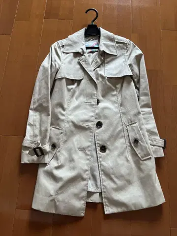 바나나리퍼블릭 트렌치코트 허리 리본 xs 7호