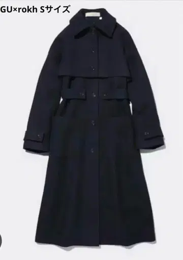 2피스 코트 GU by rokh S 사이즈 네이비 가격 인하