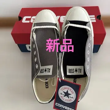 CONVERSE ALL STAR 그레이/블랙 로우컷 스니커즈
