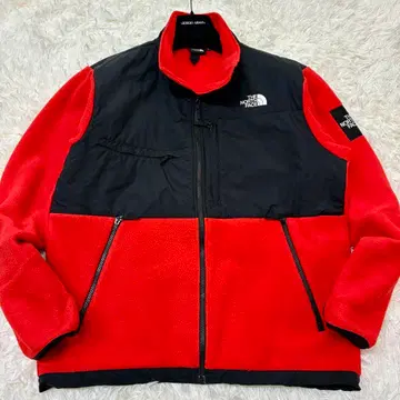 THE NORTH FACE 플리스 자켓 레드/블랙 XL 데날리