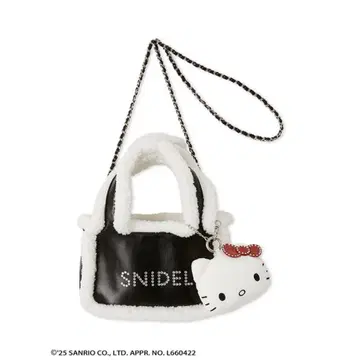 미개봉 SNIDEL [ HELLO KITTY ] 백 블랙