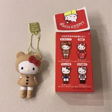 헬로키티전 시크릿 참 A 곰 수트 덤 포함 마스코트