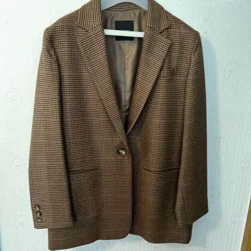 Spick & Span 체크 무늬 테일러드 자켓