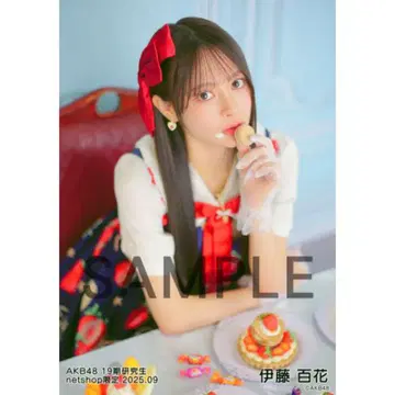 AKB48 19기생 이토 모모카 개별 브로마이드 2025. 09