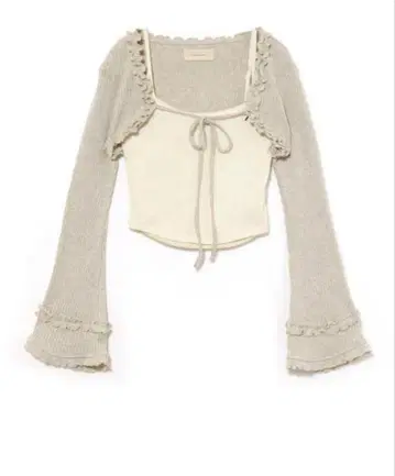 [ 익명 배송 ] 앤드마리 Chui set tops 그레이