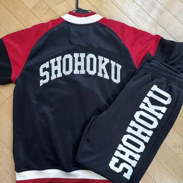 슬램덩크 SHOHOKU 저지 세트 블랙 레드 2XL