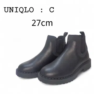 미사용! UNIQLO:C 유니클로C 사이드 고어 부츠 27cm 통굽