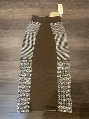 bab 브라운 타이트 스커트