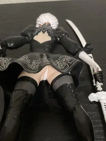 점 없는 2B 피규어 약 25cm 블랙