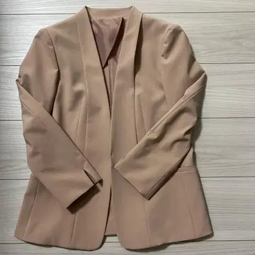 노카라 자켓 베이지 36