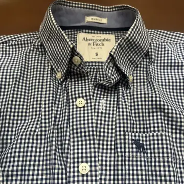 Abercrombie & Fitch 아바클로 체크 긴팔