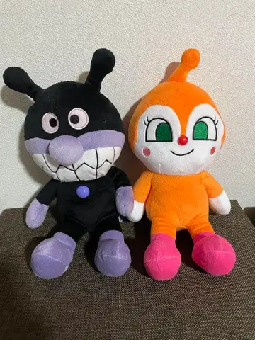 세균맨과 짤랑이 봉제 인형 세트