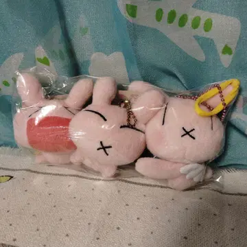 토끼 마스코트 볼체인 봉제 인형