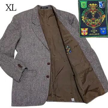 DONEGAL TWEED 영국제 싸개 버튼 테일러드 자켓 XL