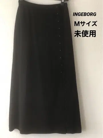 INGEBORG 슬릿 롱 스커트 M 사이즈 미사용