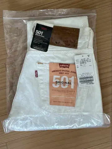 Levi's 501 화이트 데님