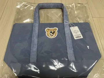 러브리 바이 페이러 올드 테디 와펜 토트백 라이트 블루