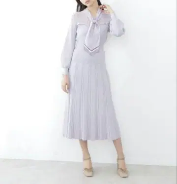JILL by JILL STUART 니트 원피스 마블 스카프 포함