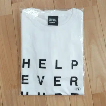 후지이 카제 HELP EVER HURT NEVER 티셔츠 M 사이즈