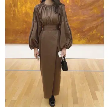 Louren pintack sleeve dress